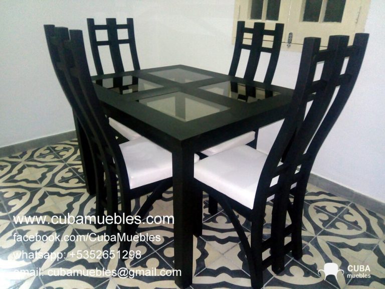 Comedor Madera Torres 6 plazas.