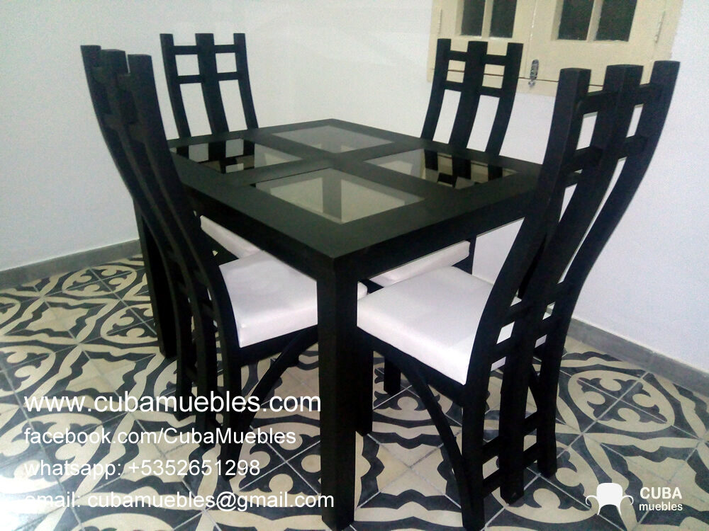 Comedor Madera Torres 6 plazas.