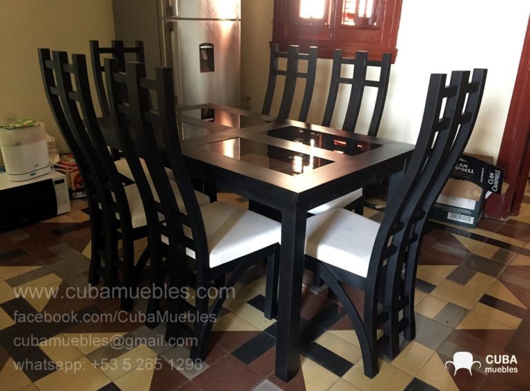 Comedor Madera Torres 6 plazas.