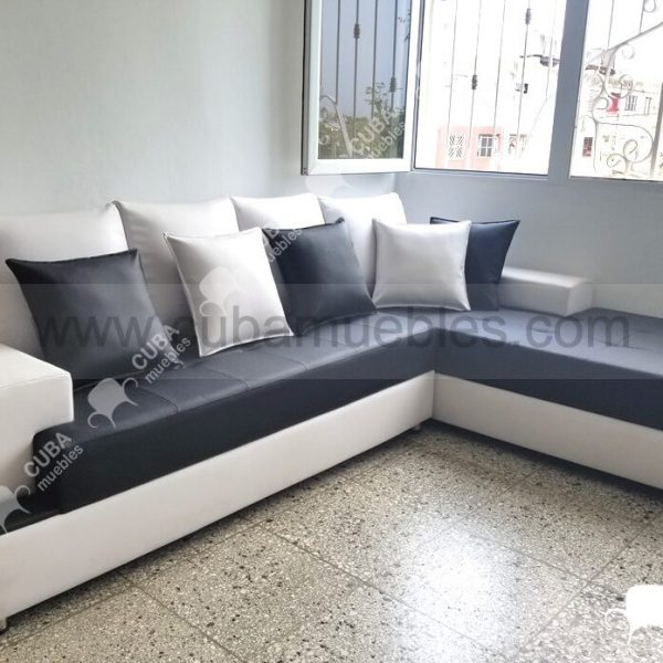 VENECIA Chaise Longue (3 plazas + 5 cojines decorativos)